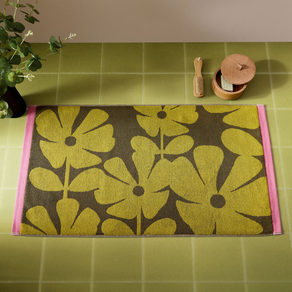 Orla Kiely Wildflower 100% Cotton 580gsm Towels