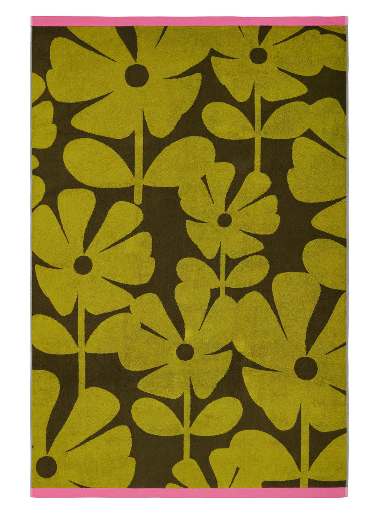 Orla Kiely Wildflower 100% Cotton 580gsm Towels