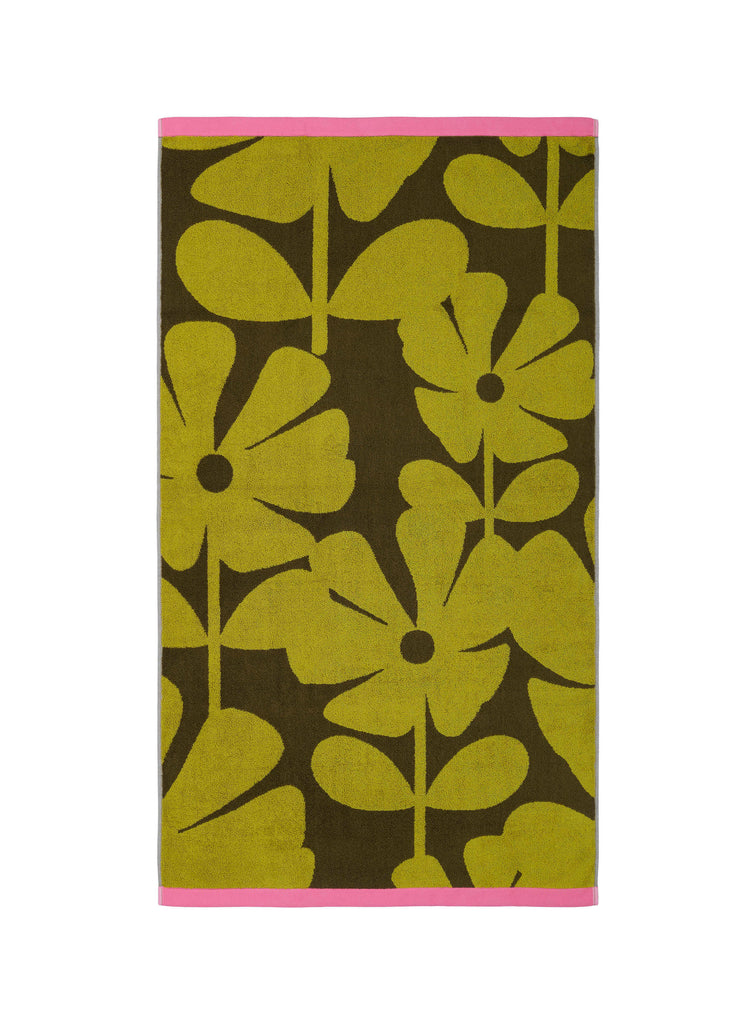 Orla Kiely Wildflower 100% Cotton 580gsm Towels