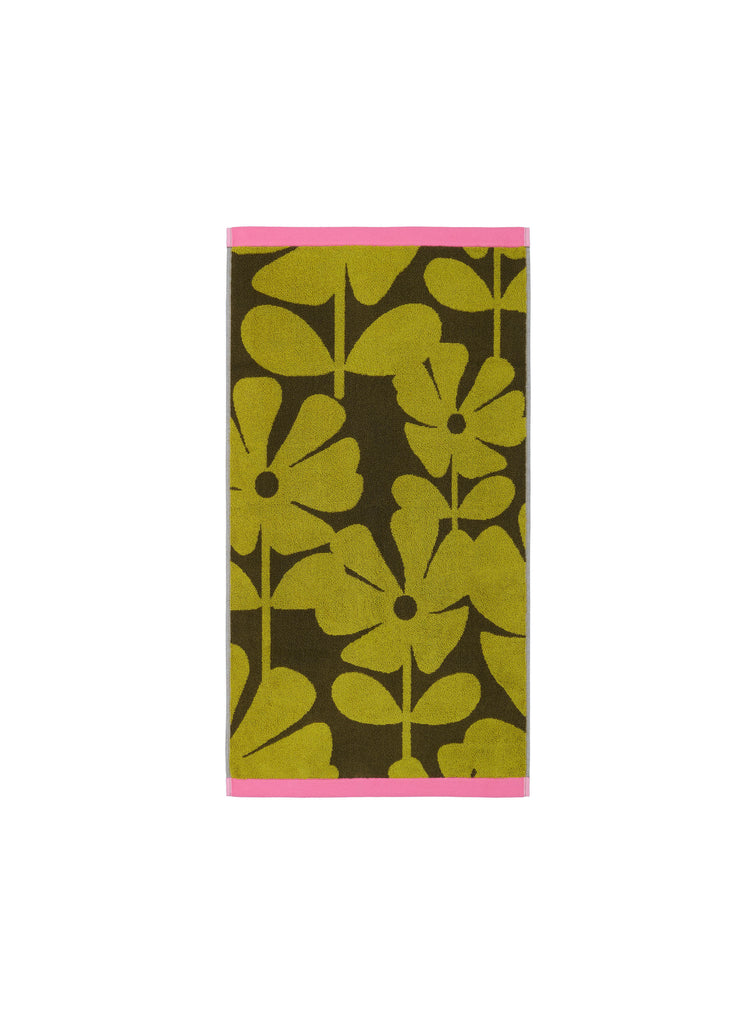 Orla Kiely Wildflower 100% Cotton 580gsm Towels