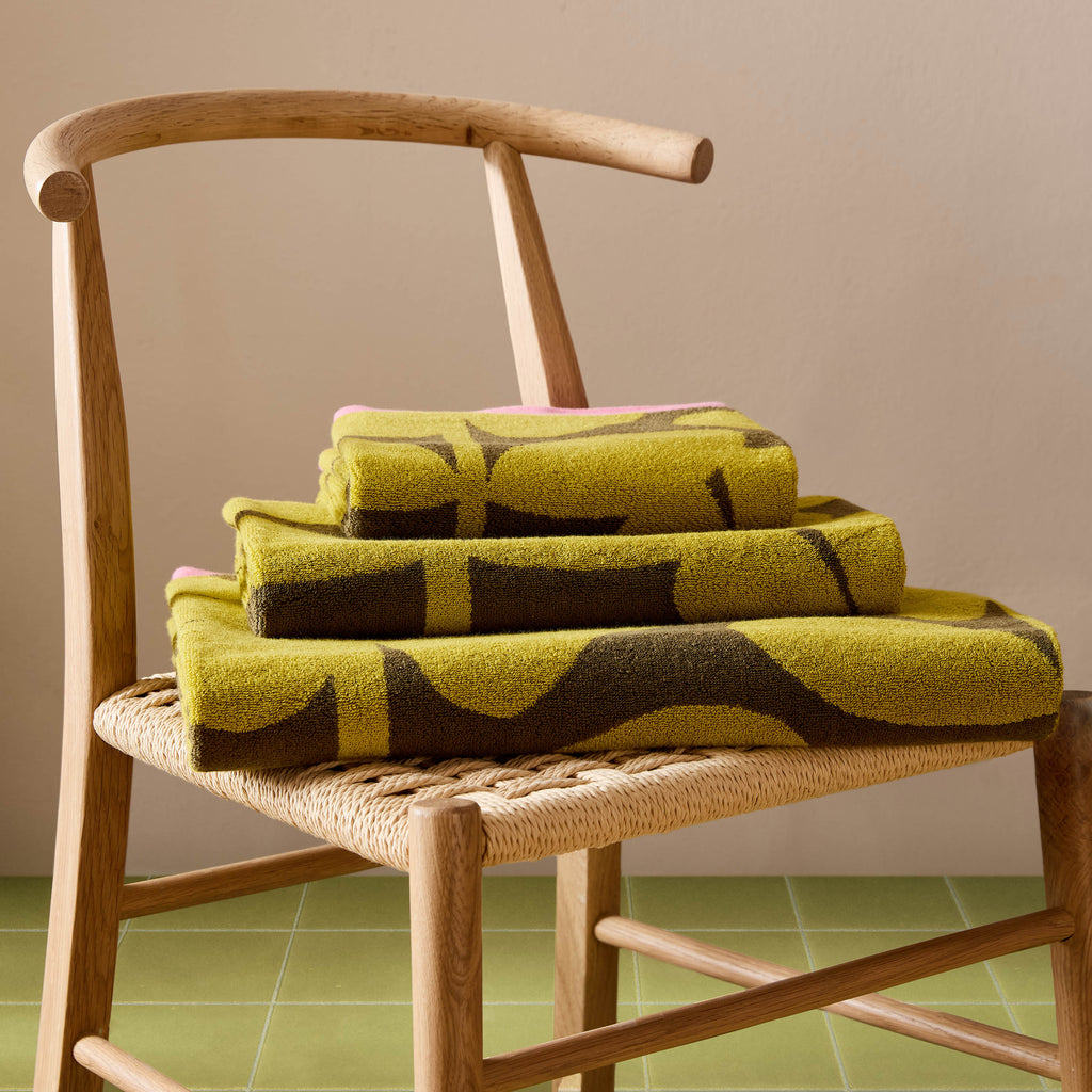 Orla Kiely Wildflower 100% Cotton 580gsm Towels