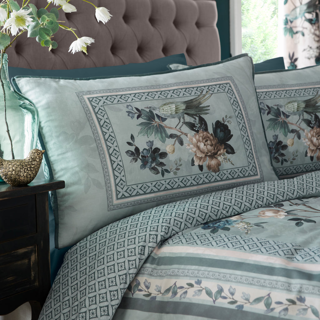 Appletree Heritage Windsford Teal Duvet Set