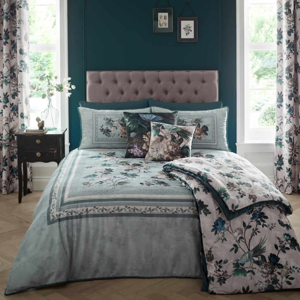 Appletree Heritage Windsford Teal Duvet Set