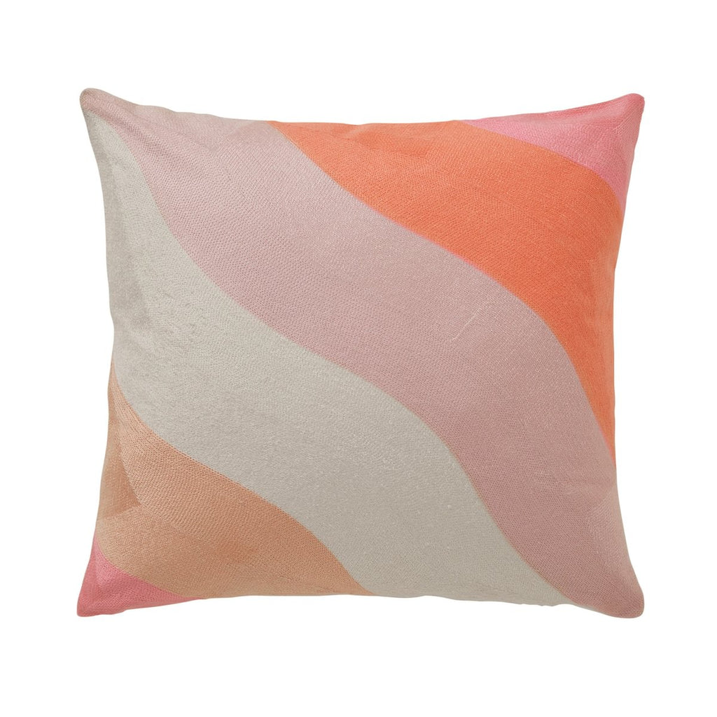 Yvonne Allen Signature Stripe Multi 45cm x 45cm Fibre Filled Cushion