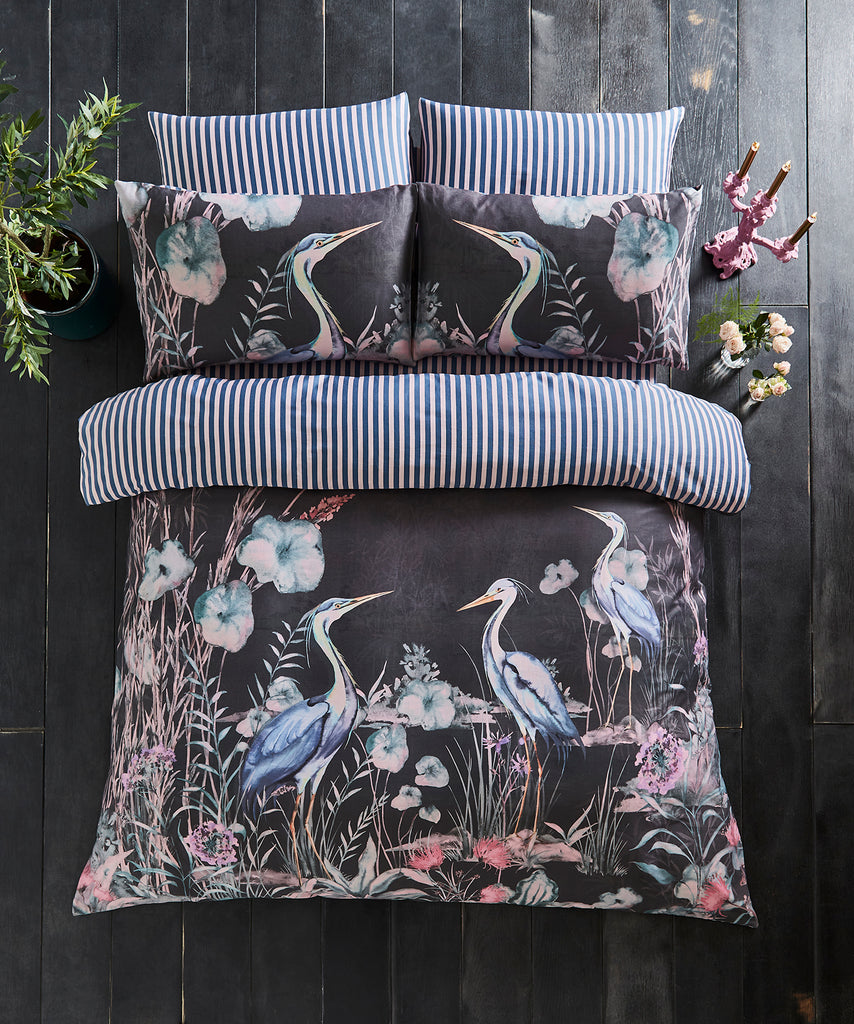 Joe Browns ZB174A Harmonious Herons Reversible Duvet Set