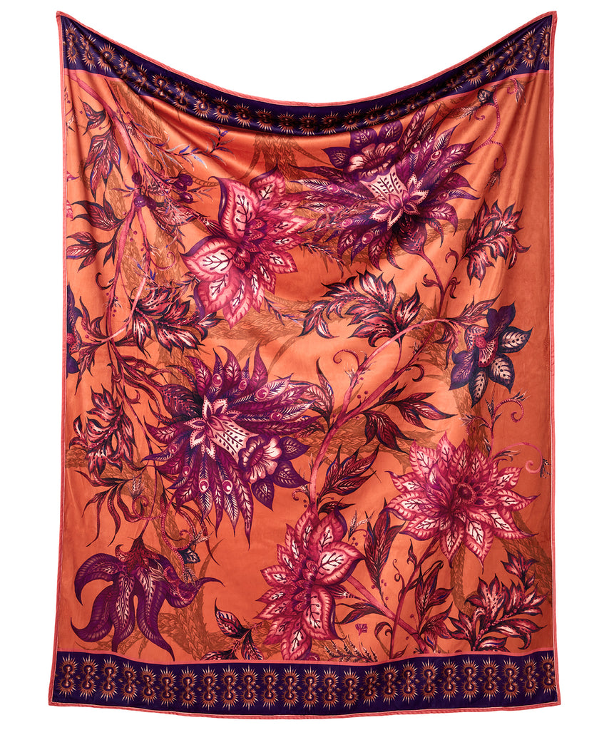 Joe Browns ZC288 Bohemian Bloom Reversible 130cm x 170cm Throw