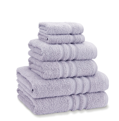 Catherine Lansfield Zero Twist 100% Cotton 450gsm Lilac Towels