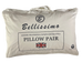 Bellissimo Extra Fill Goose Feather & Down Pillow Pair