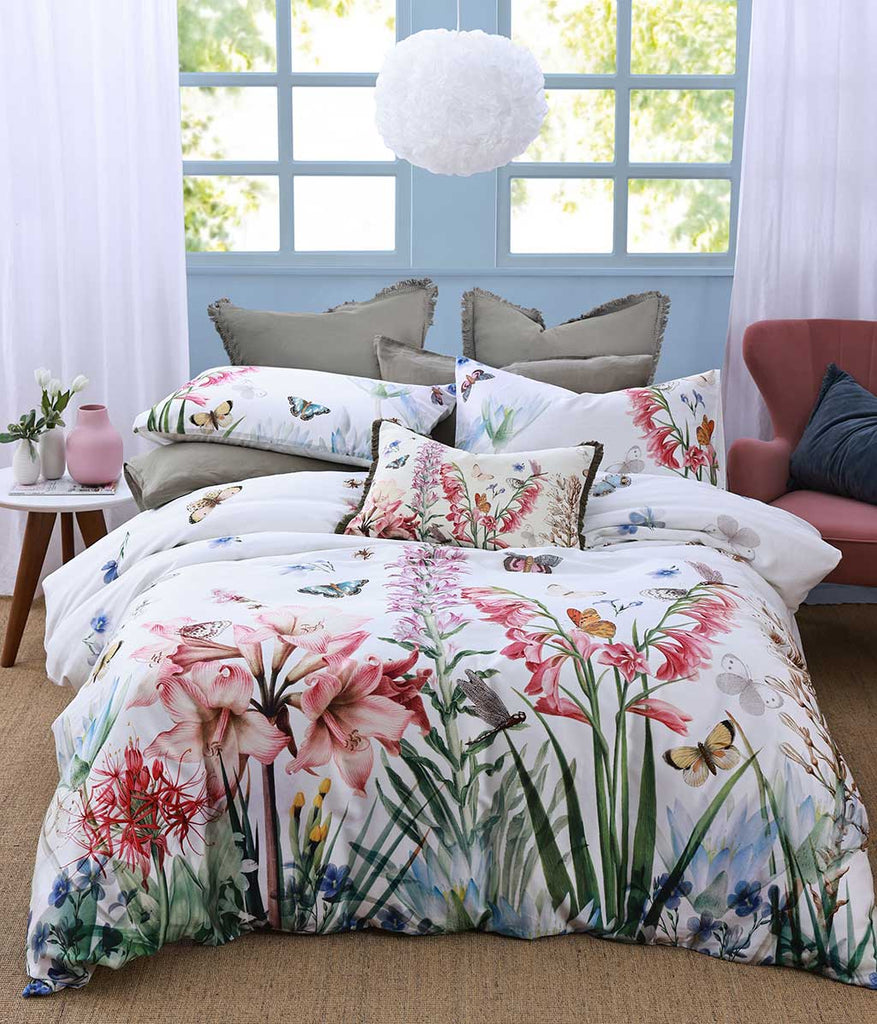 M & M Linen Fleur Duvet Set