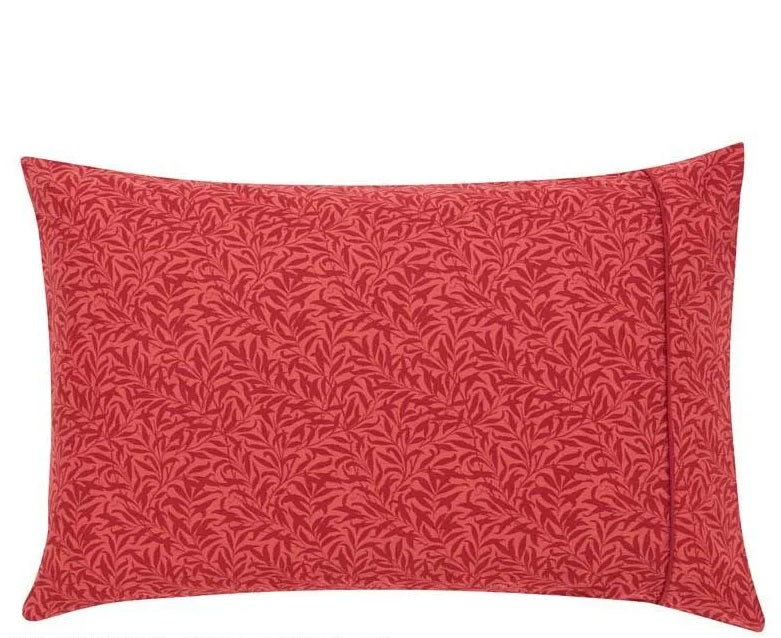 Morris & Co Strawberry Thief Crimson Duvet Set