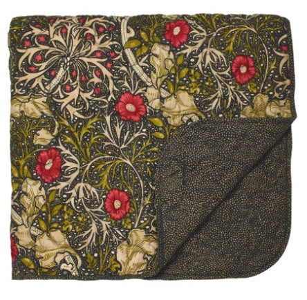Morris & Co Seaweed Black Duvet Set