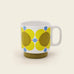 Orla Kiely Home 149250 Atomic Flower Sky/Sunflower 2 Mugs