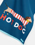 Joules Home Brightside Hot Dog Set of 2 Tea Towels