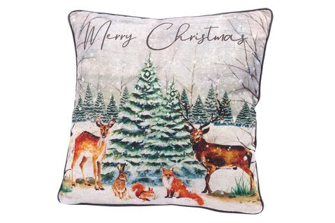 Langs Giftware 4XM308 Xmas Animal Cushion
