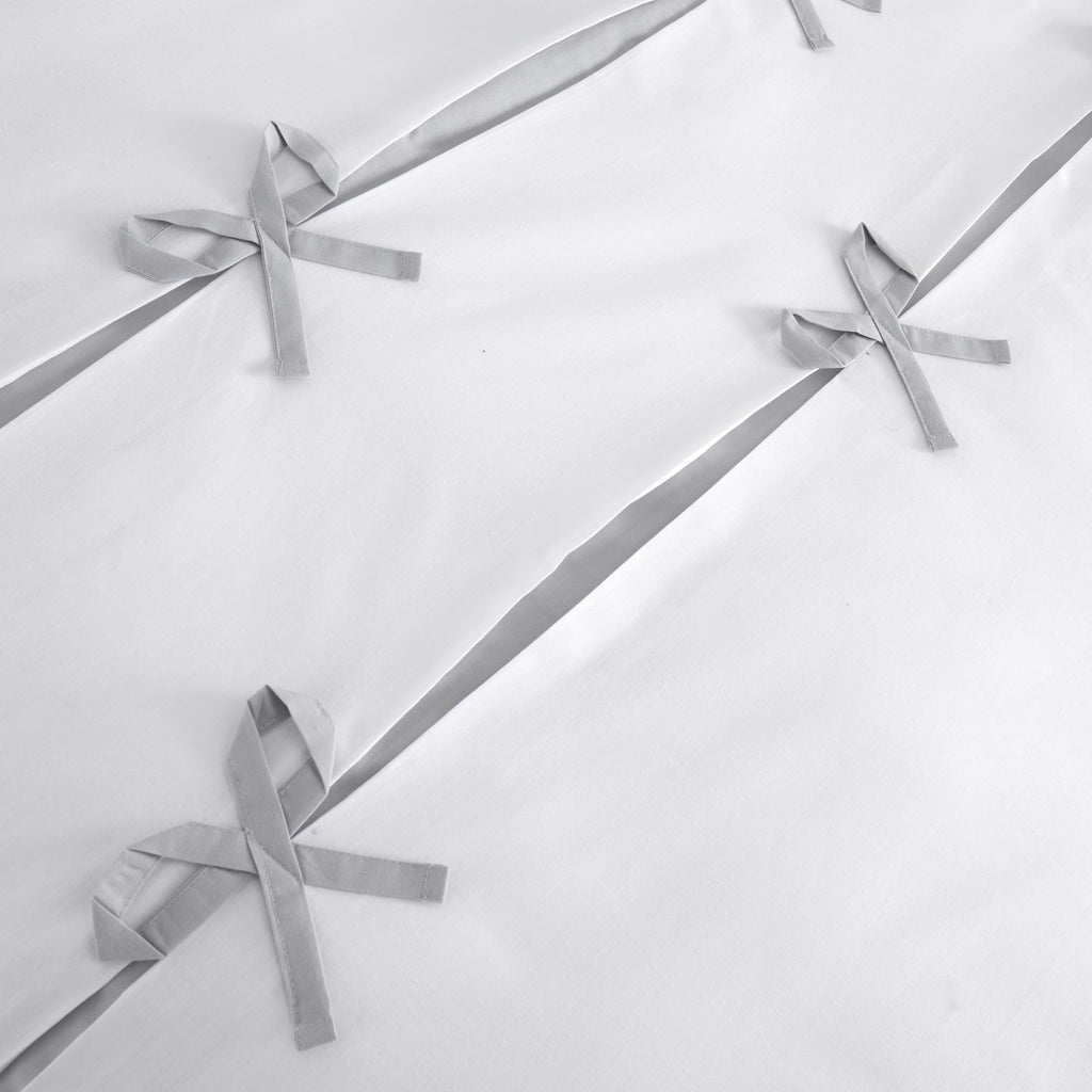 Catherine Lansfield Milo Bow White Bedding