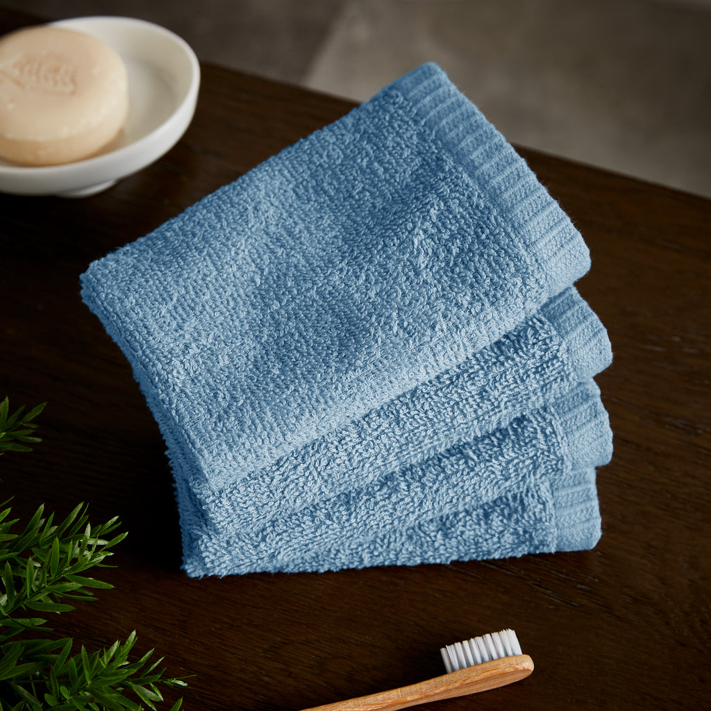 Catherine Lansfield Quick Dry 100% Cotton Blue 400gsm Towels
