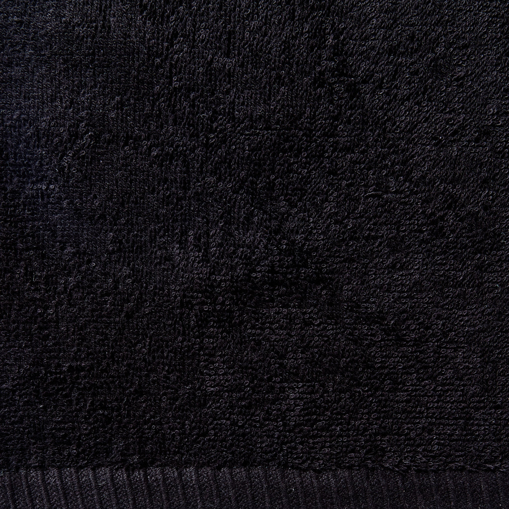 Catherine Lansfield Quick Dry 100% Cotton Black 400gsm Towels
