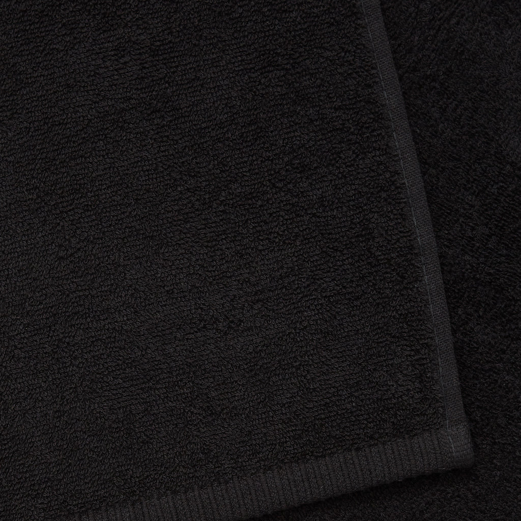 Catherine Lansfield Quick Dry 100% Cotton Black 400gsm Towels
