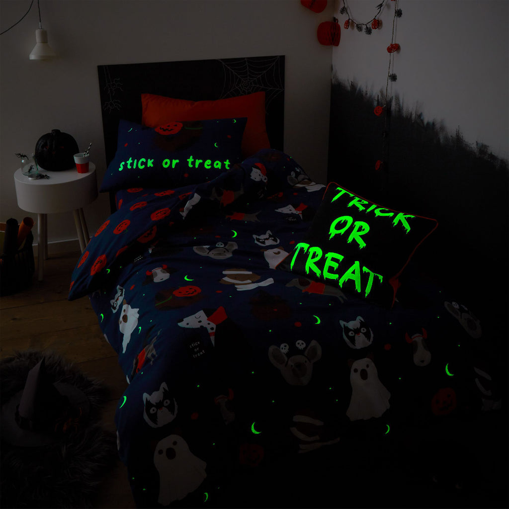 Catherine Lansfield Kids Halloween Dogs Bedding