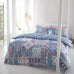 Catherine Lansfield Boho Patchwork Blue Bedding