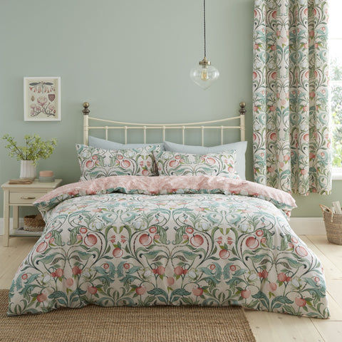 Catherine Lansfield Clarence Floral Natural/Green Bedding