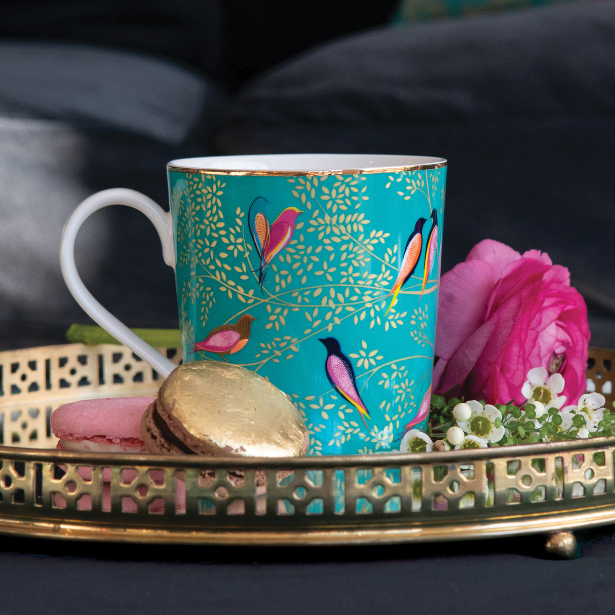 Sara Miller Chelsea Green Mug