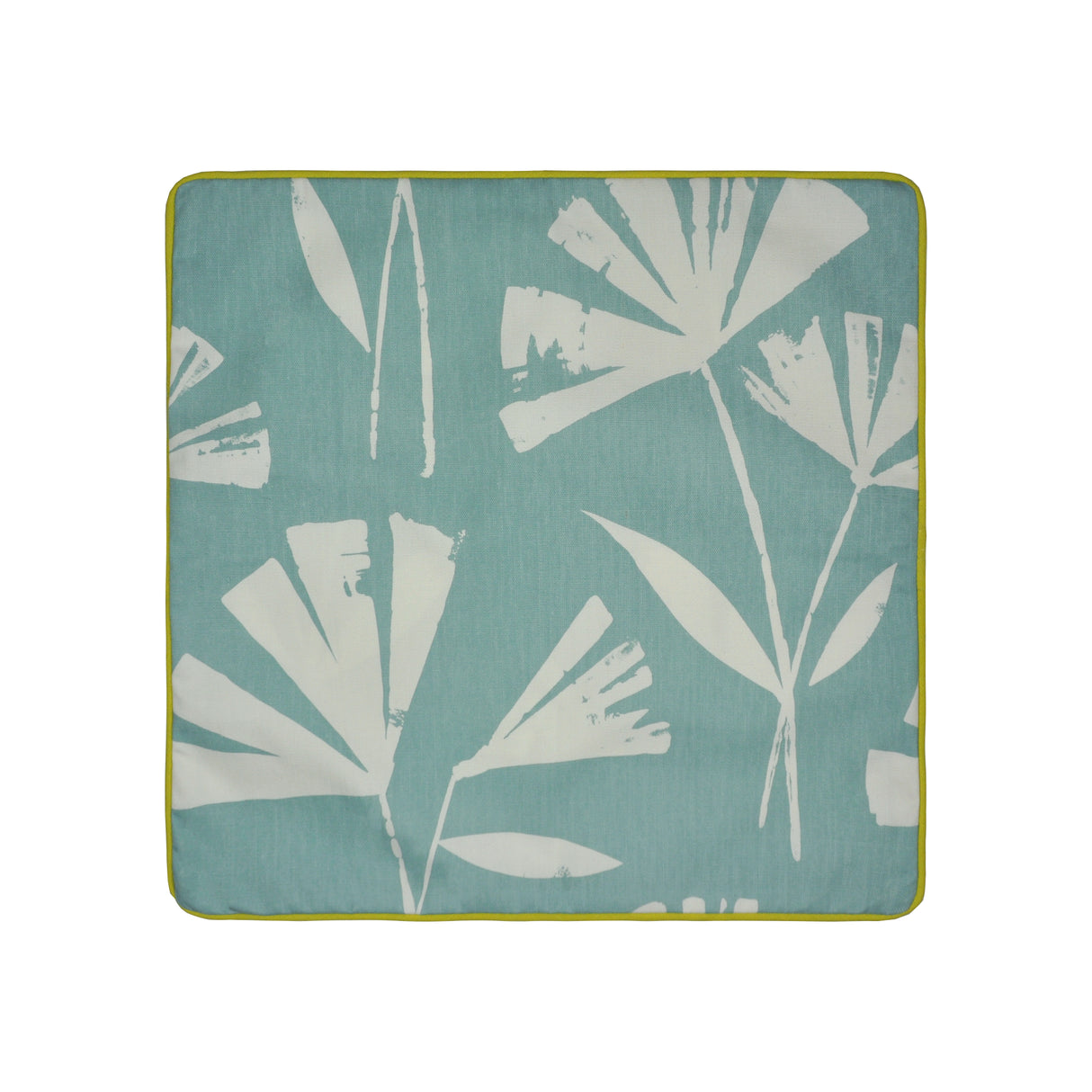 Fusion Alma Outdoor 43cm x 43cm Teal/Ochre Cushion