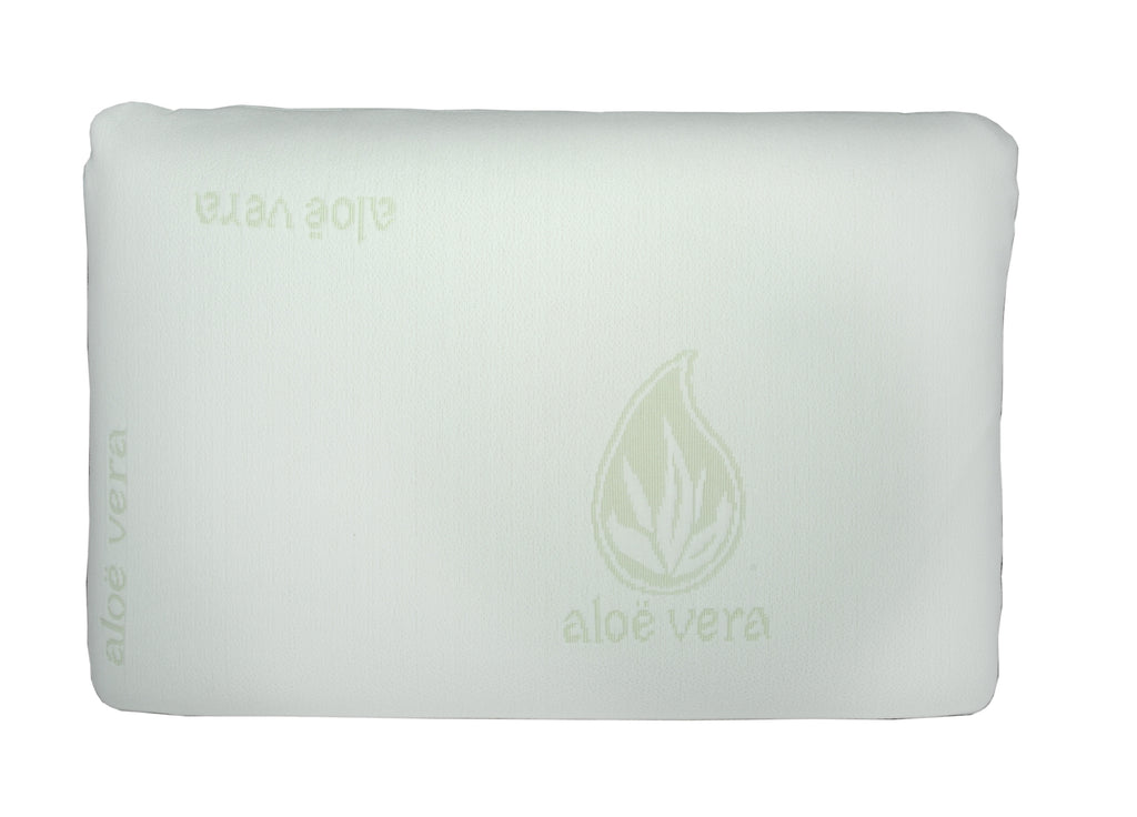 Sleep Easy Aloe Vera Cased Memory Foam Pillow