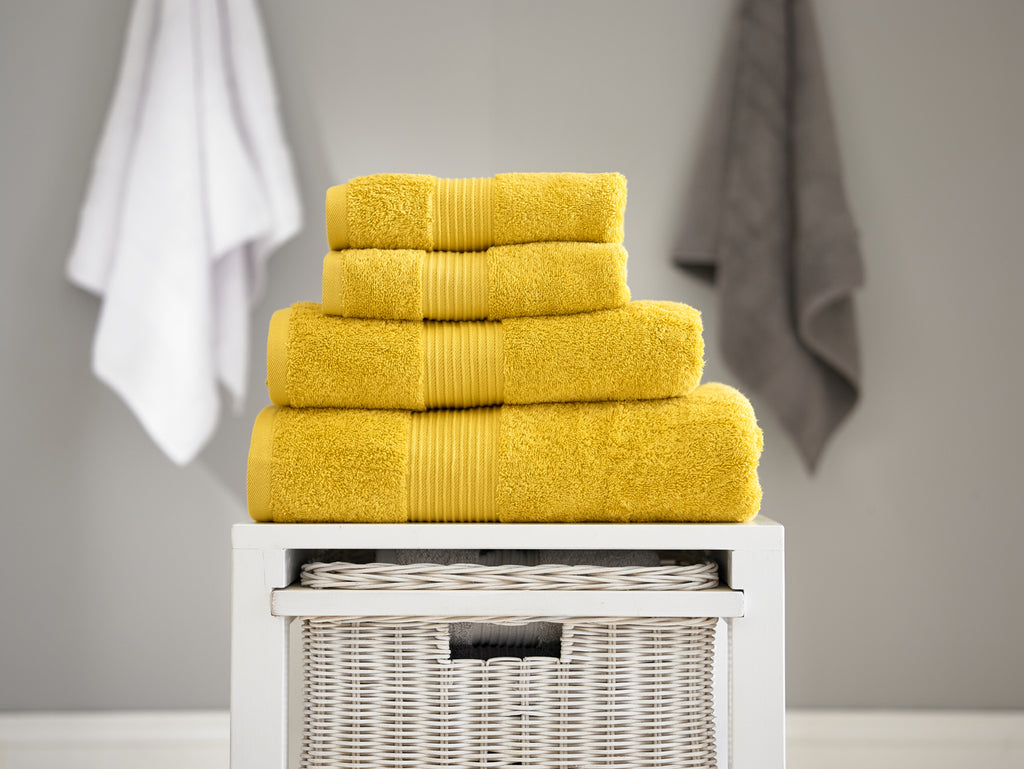 Deyongs Bliss 650gsm 100% Pima Cotton Mustard Towels
