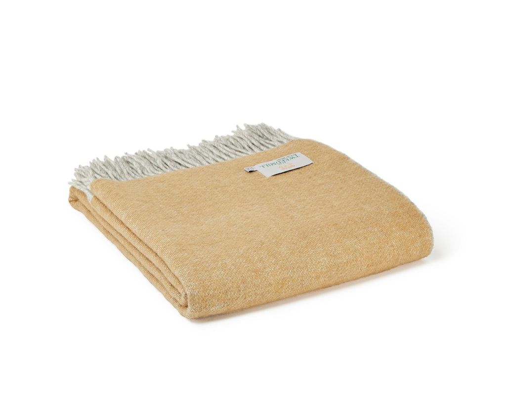 Tweedmill Dartmoor Desert Brown 150cm x 183cm Throws