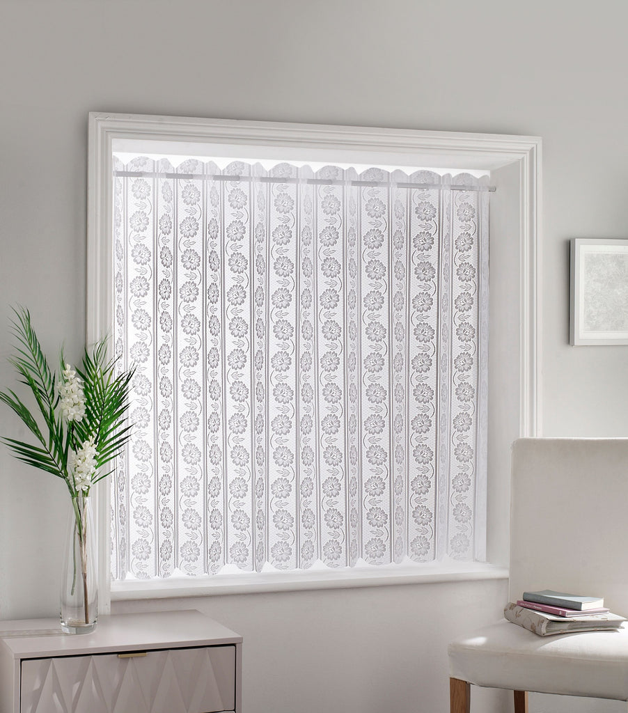 Tyrone Lace Vertical Pleated Lace Milan Blinds