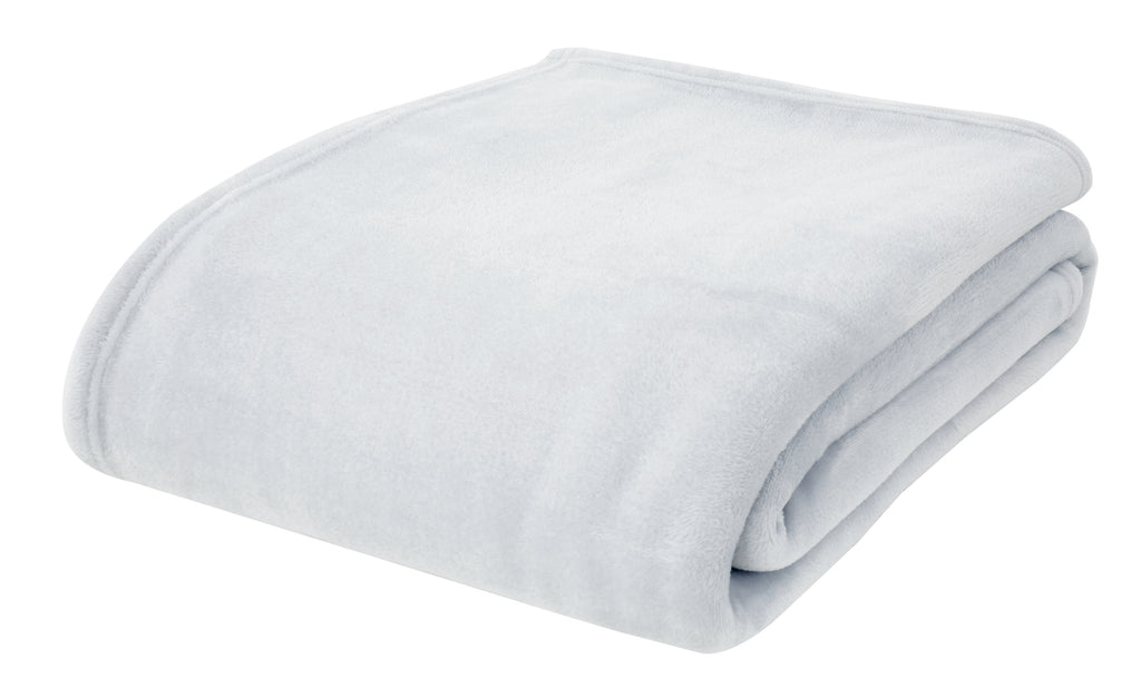 Catherine Lansfield Plain Raschel Velvet Touch 200cm x 240cm Throws