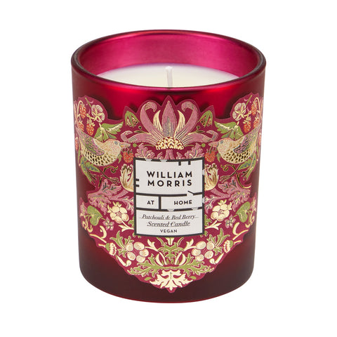 FG2456 William Morris at Home Friendly Welcome Patchouli & Red Berry Scented Candle