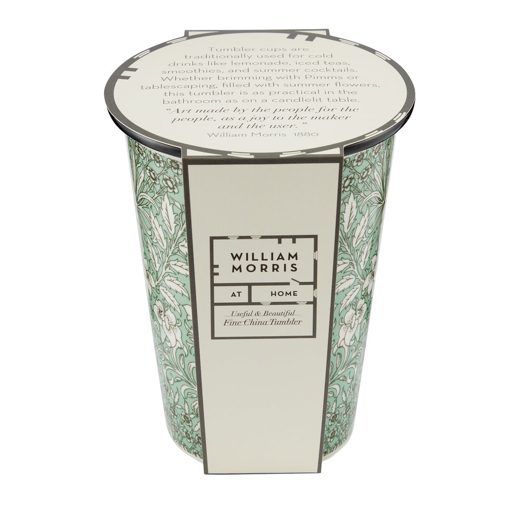 FG6866A William Morris at Home Useful & Beautiful Fine China Tumbler Garden