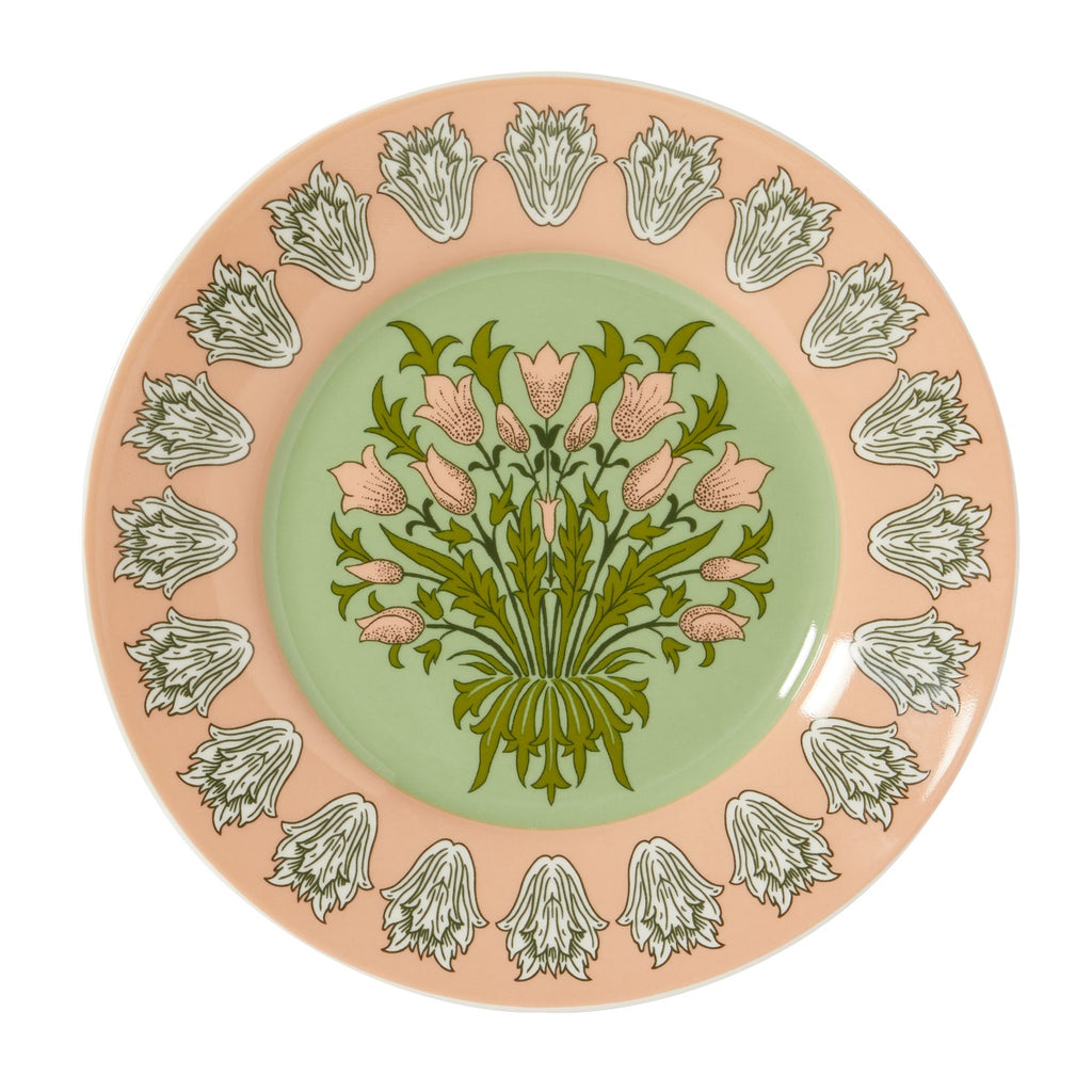 FG6867 William Morris at Home Useful & Beautiful Four Assorted Fine China Dessert Plates Set of 4