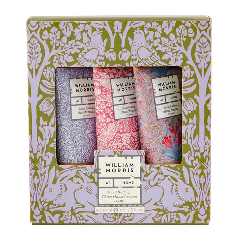 FG7339 William Morris at Home Forest Bathing Three Hand Creams