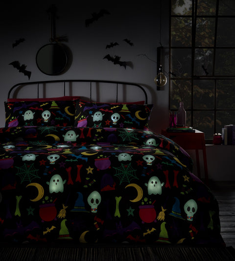 Portfolio Home Halloween Ghouls & Ghosts Multi Duvet Set