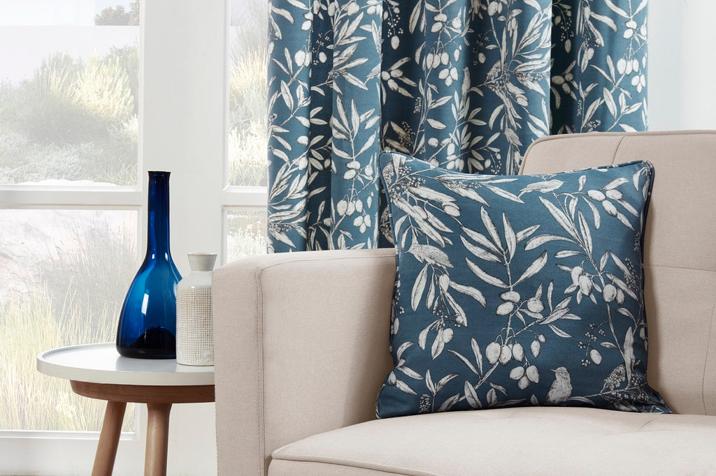 Sundour Aviary 3" Tape Lined Curtains