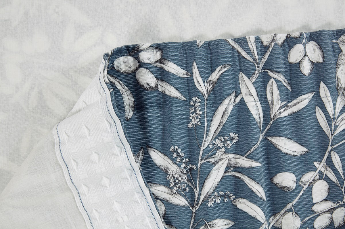 Sundour Aviary 3" Tape Lined Curtains