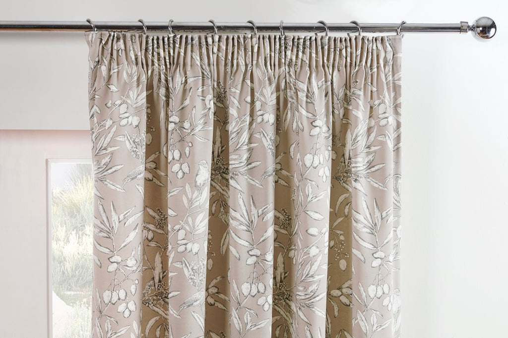 Sundour Aviary 3" Tape Lined Curtains