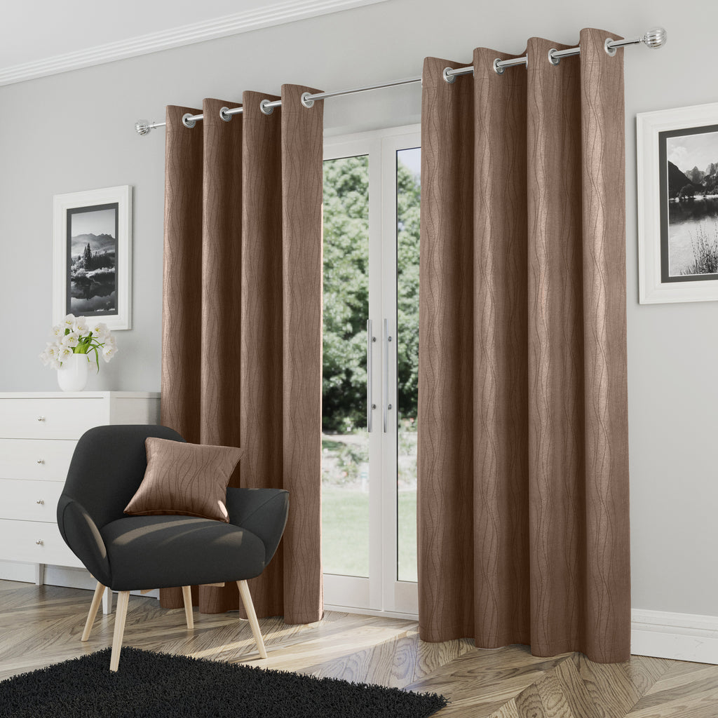 Tyrone Goodwood Thermal Blockout Eyelet Curtains