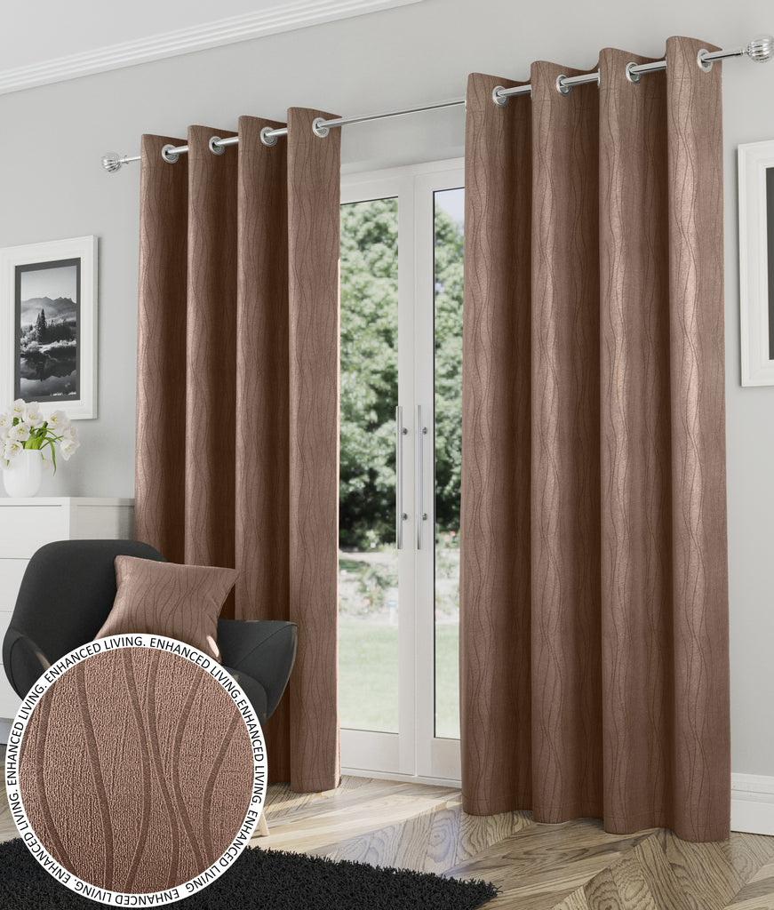 Tyrone Goodwood Thermal Blockout Eyelet Curtains