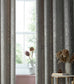 Clarissa Hulse Gypsophila Lined Eyelet Silver Curtains