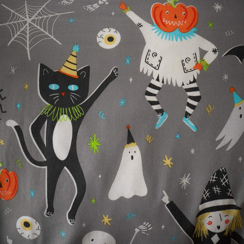 Bedlam Halloween Party Grey Bedding