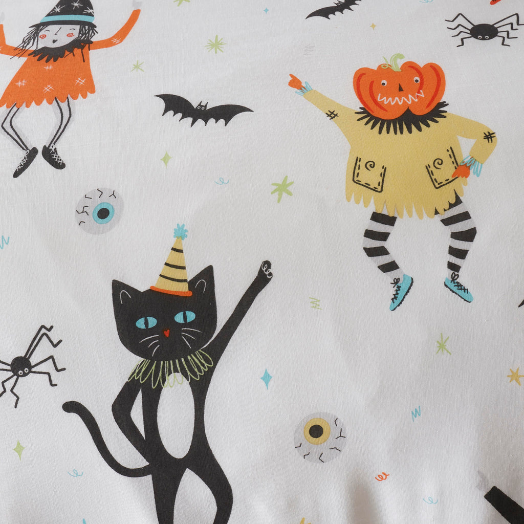 Bedlam Halloween Party Grey Bedding