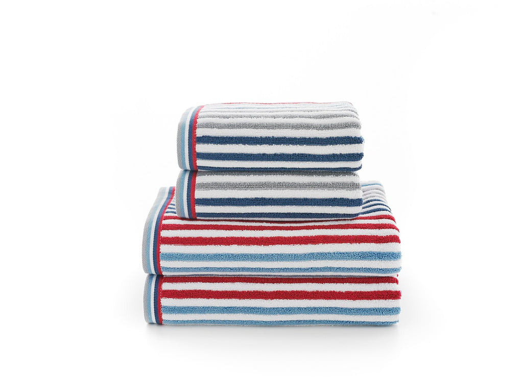 Deyongs Hanover Stripe 550gsm 100% Cotton Towels