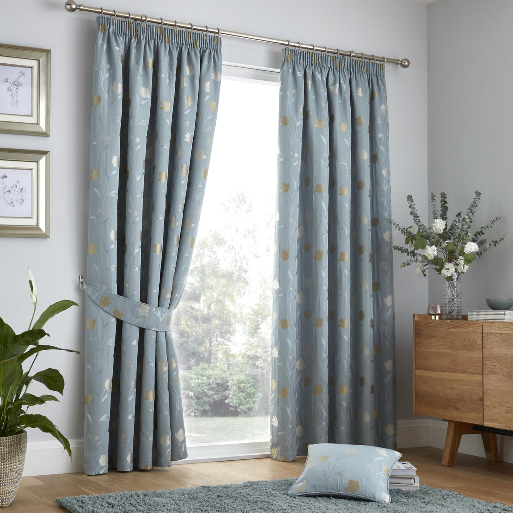 Curtina Juliette 3" Heading Lined Curtains