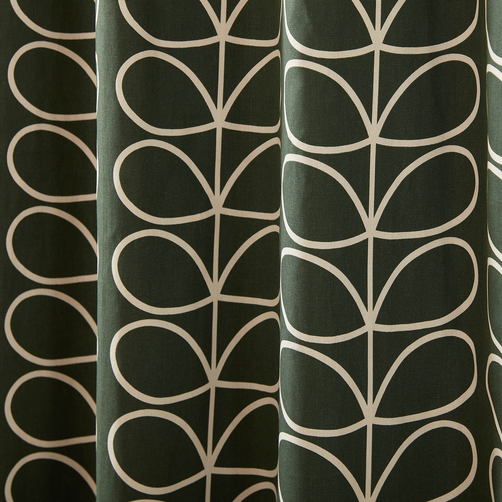 Orla Kiely Linear Stem Eyelet Curtains