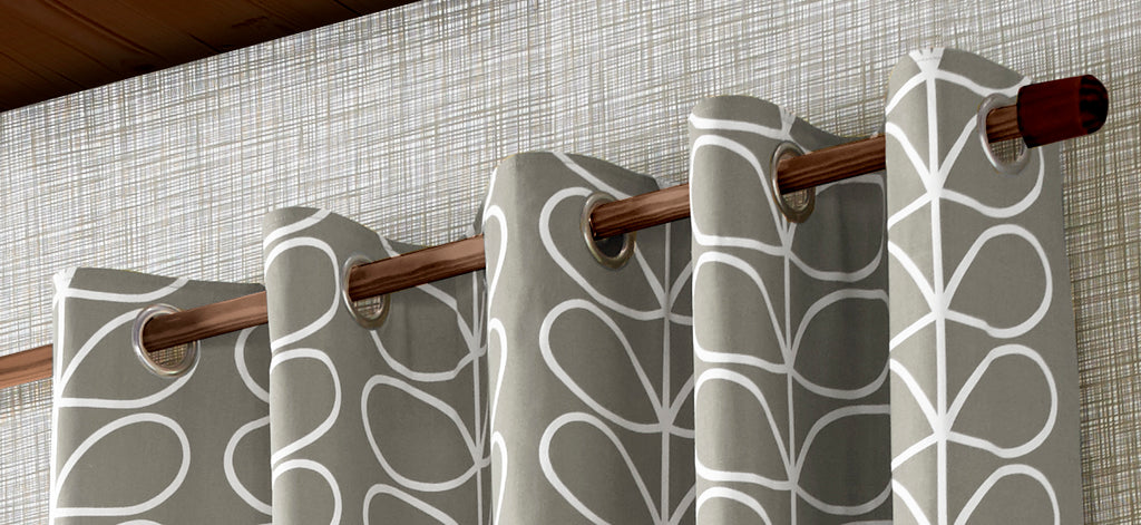 Orla Kiely Linear Stem Eyelet Curtains