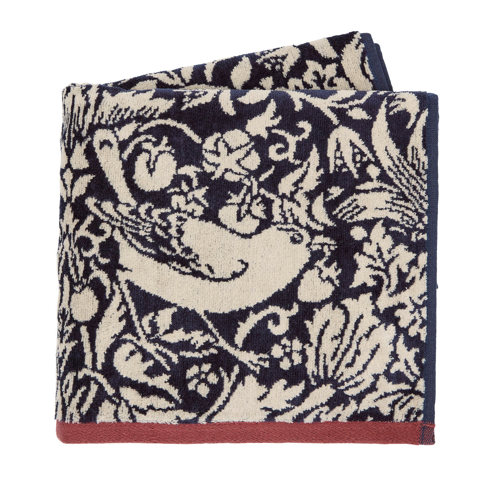 Morris & Co Strawberry Thief 60% Cotton/40% Modal 600gsm Towels